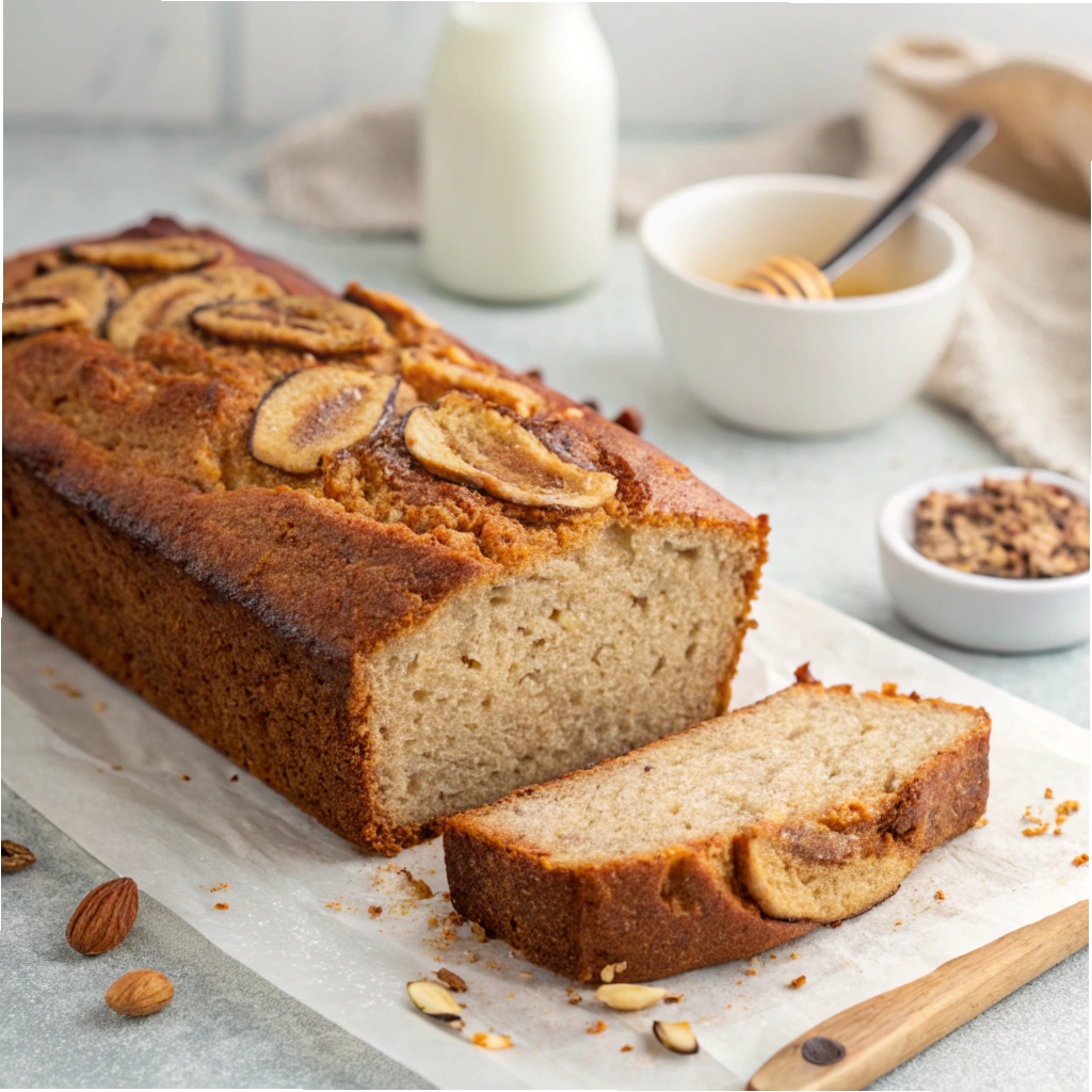 Almond Flour Banana Bread Recipe