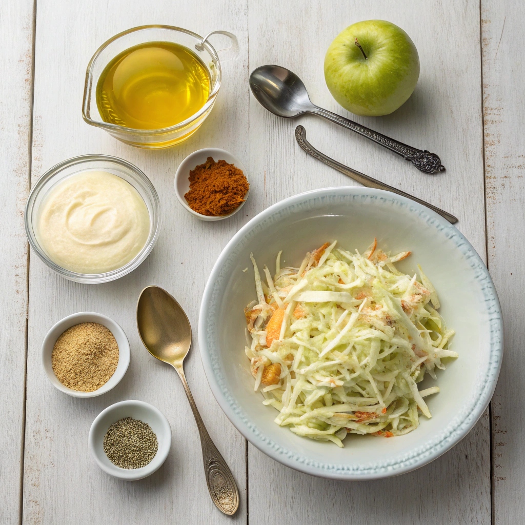 Easy Keto Coleslaw Recipe Ingredients