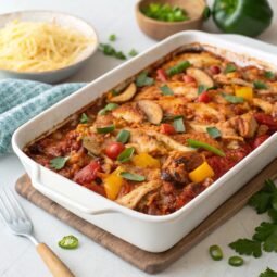 Keto BBQ Chicken Casserole Recipe