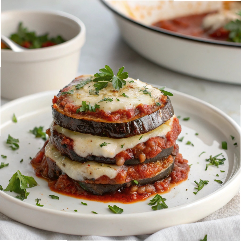 Keto Eggplant Parmesan Recipe