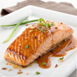 Peanut Butter Glazed Salmon Recipe