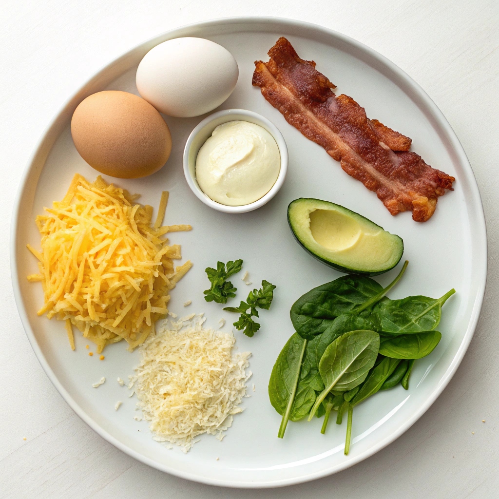 Keto Egg Bites Recipe Ingredients