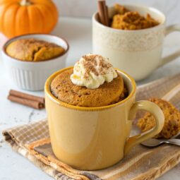 Keto Pumpkin Mug Cake