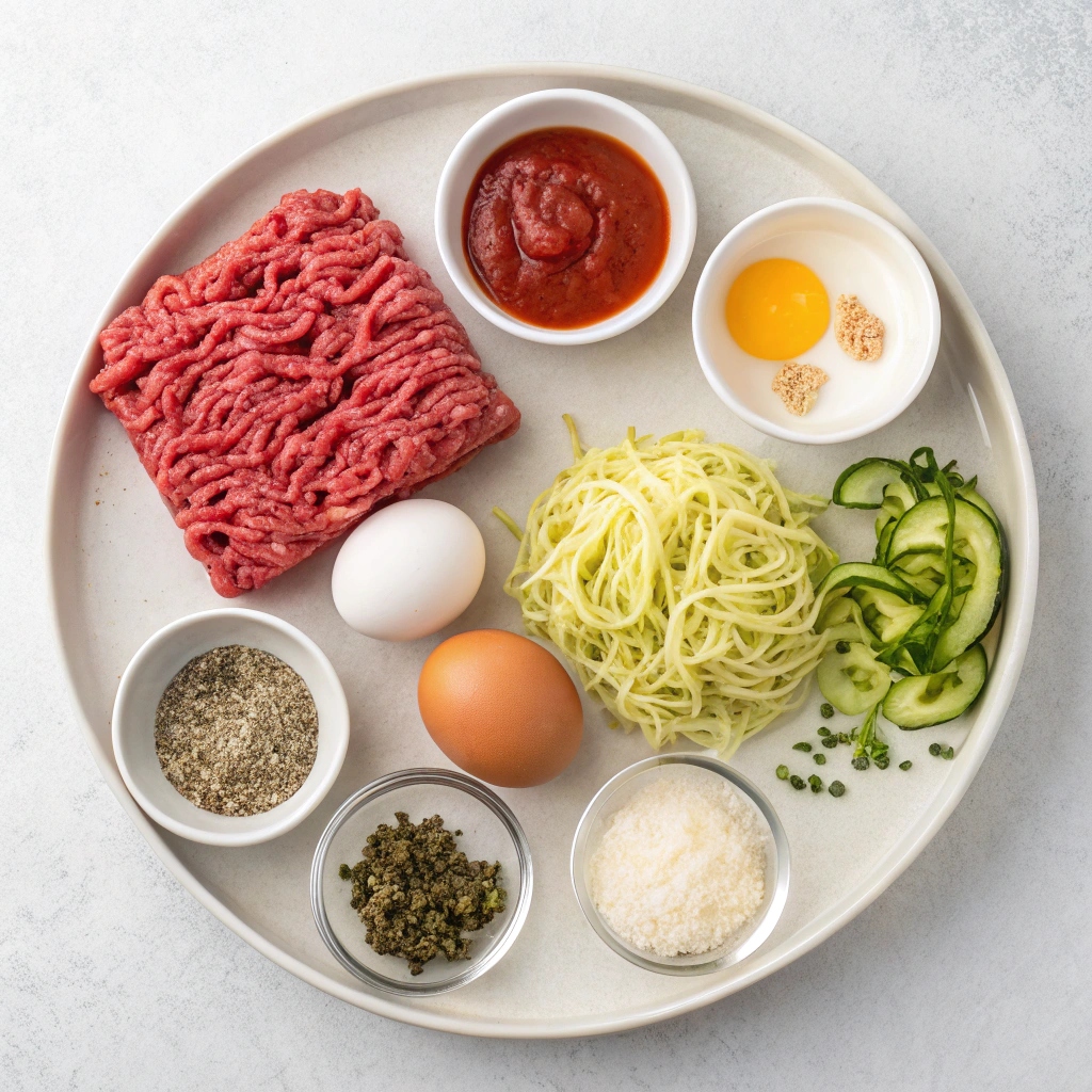 Low Carb Meatloaf Recipe Ingredients