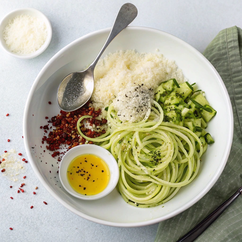 Zucchini Noodles Recipe Ingredients