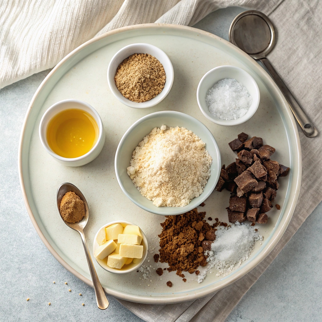 Almond Flour Chocolate Chip Cookies Recipe Ingredients