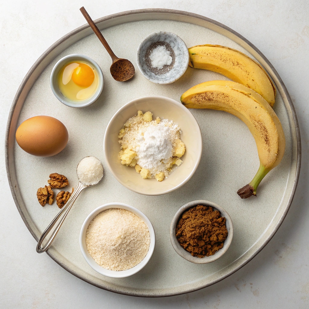 Keto Banana Bread Recipe Ingredients