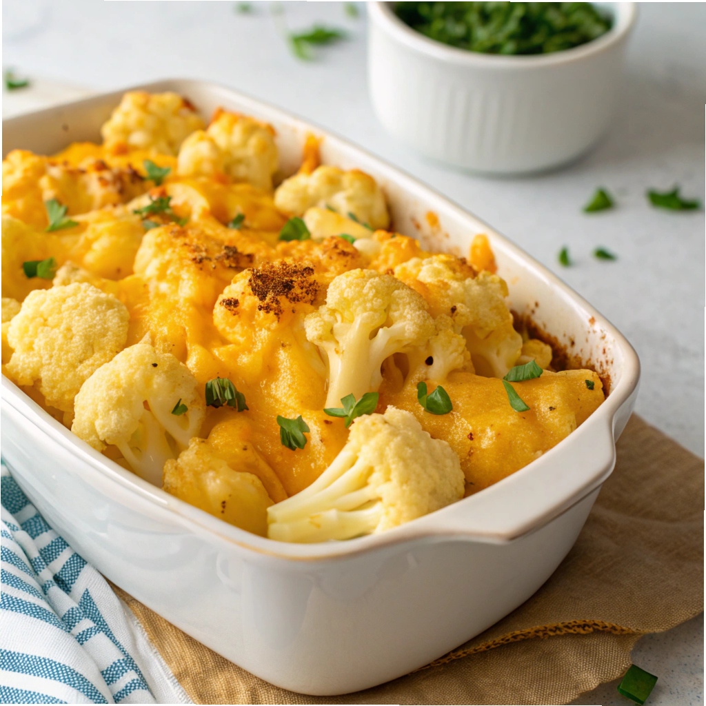 Keto Cauliflower Mac and Cheese Recipe