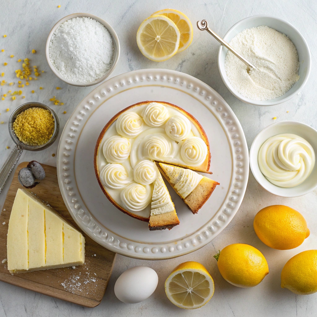 Keto Lemon Cake Recipe Ingredients