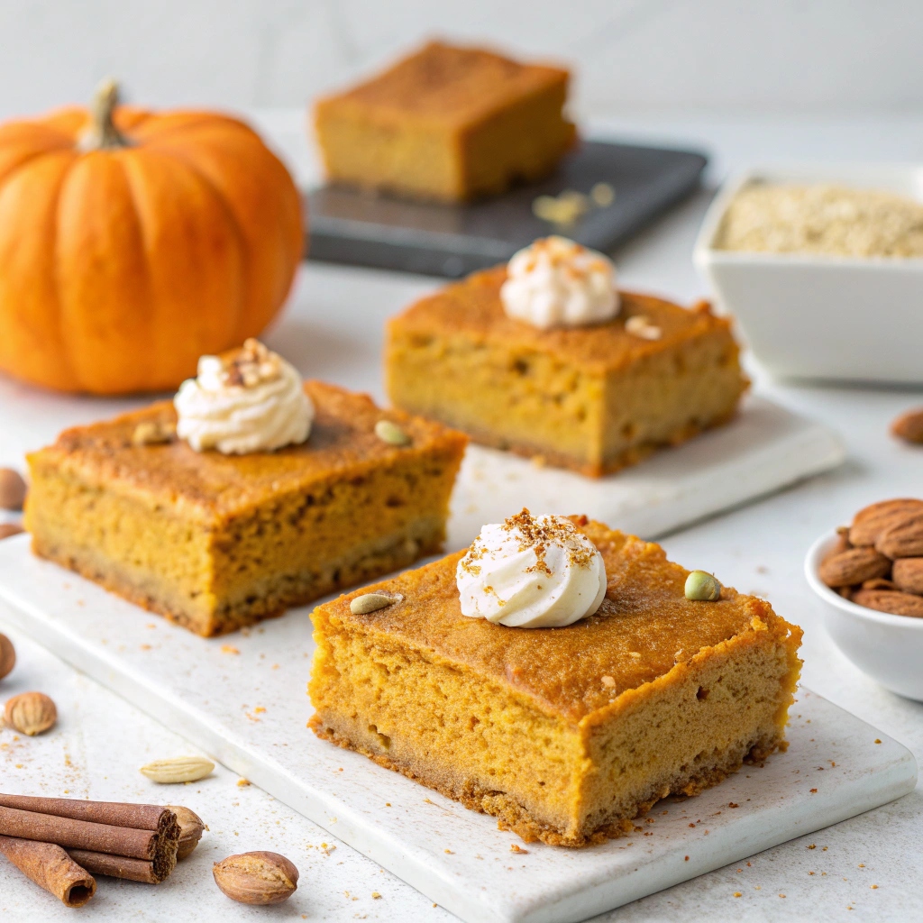 Keto Pumpkin Bars Recipe