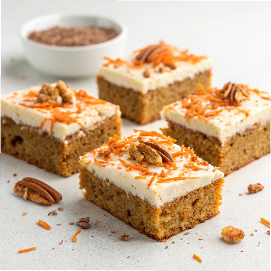 Low Carb Carrot Cake Bars Recipe