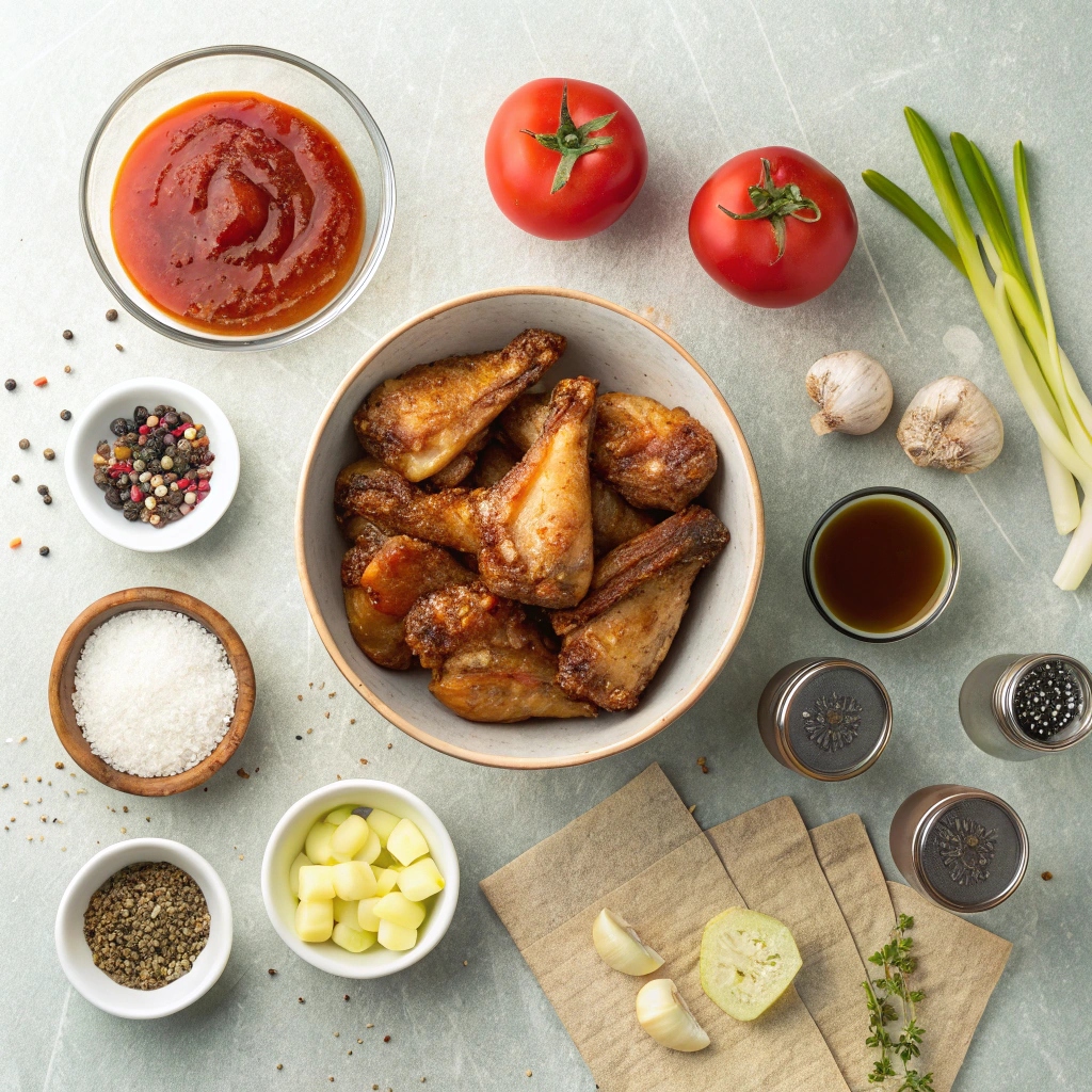 Keto Chicken Wings Recipe Ingredients