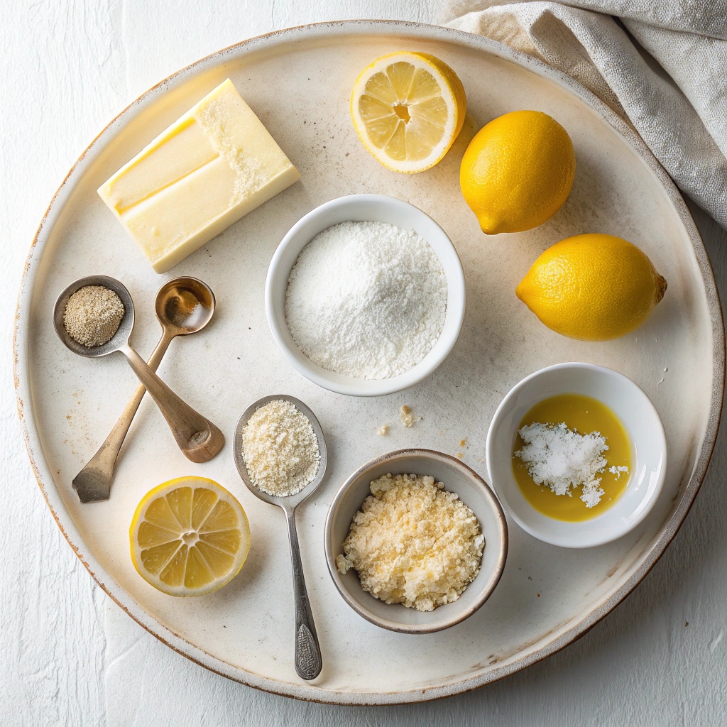 Keto Lemon Bars Recipe Ingredients