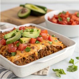 Keto Taco Casserole Recipe