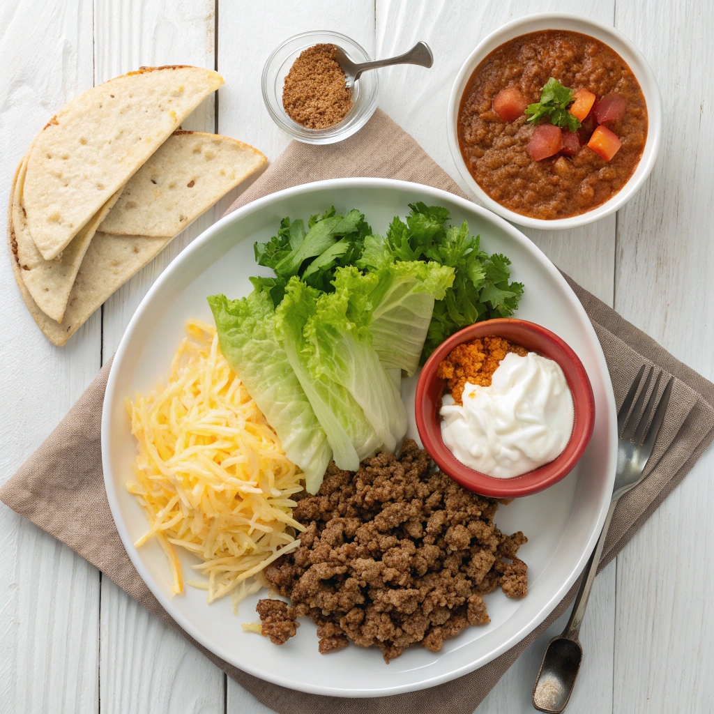 Keto Taco Casserole Recipe Ingredients