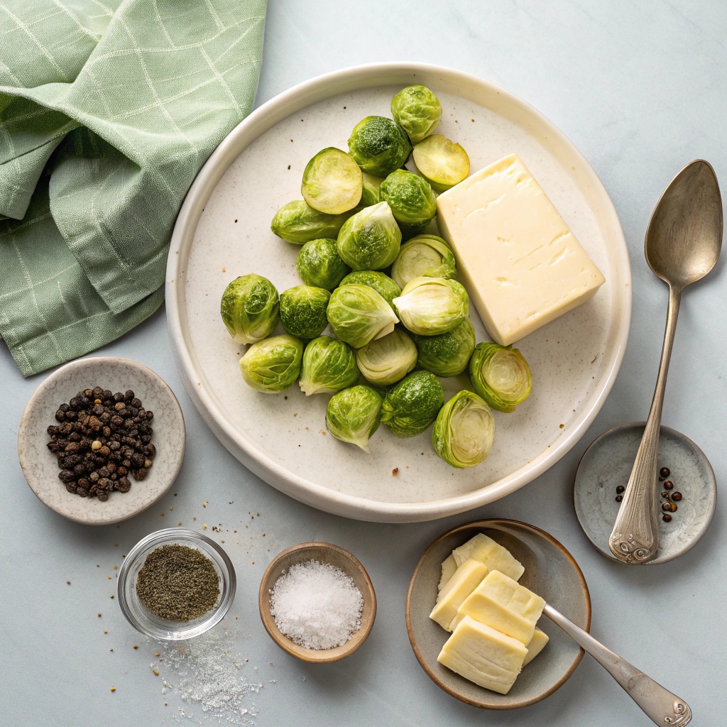 Steamed Brussels Sprouts Recipe Ingredients