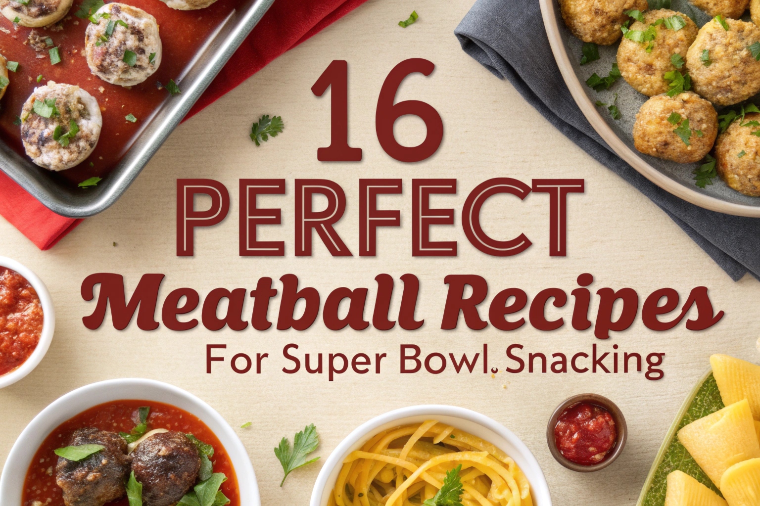 16 Perfect Meatball Recipes for Super Bowl Snacking