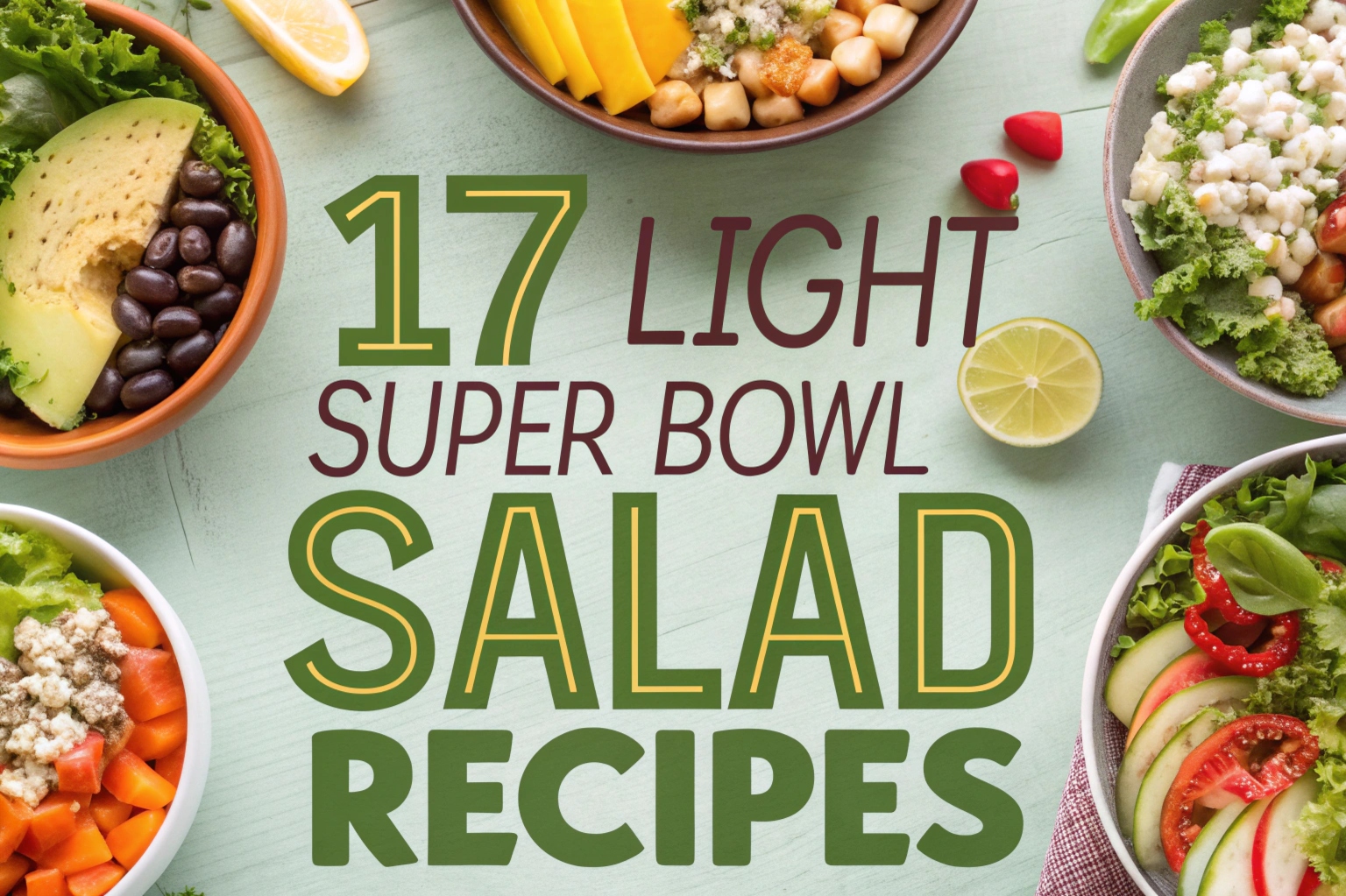 17 Light Super Bowl Salad Recipes