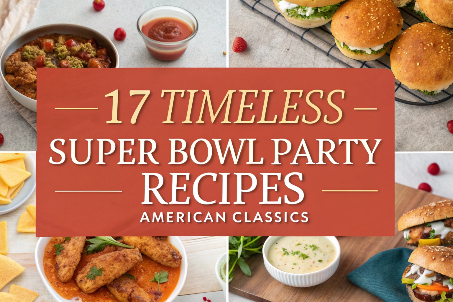 17 Timeless Super Bowl Party Recipes: American Classics