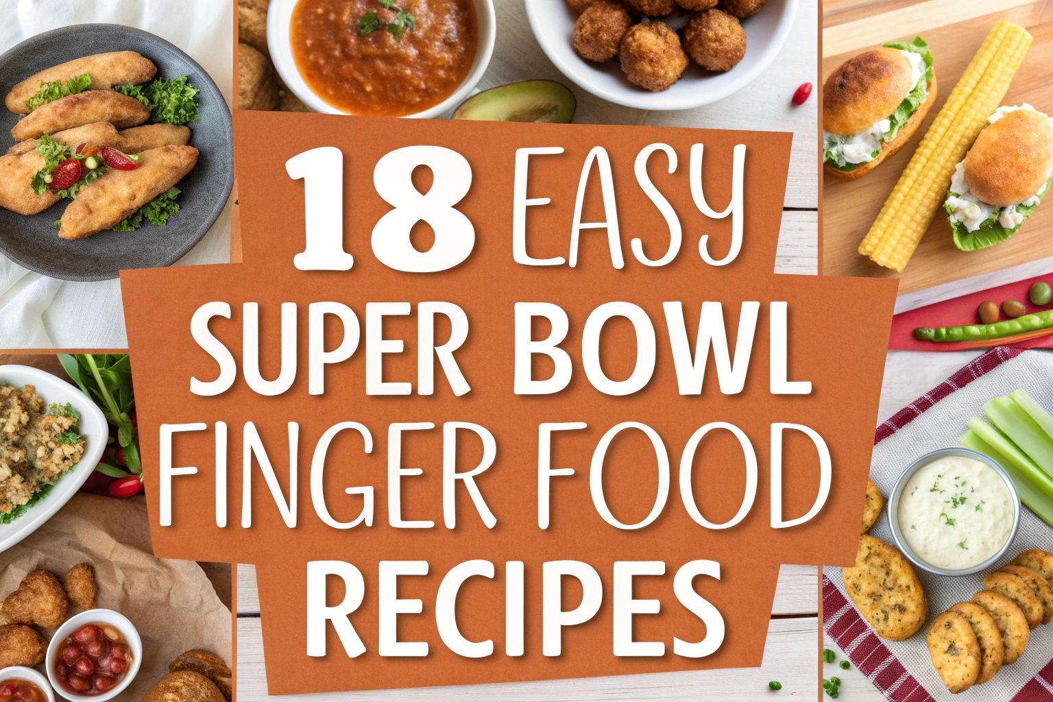 18 Easy Super Bowl Finger Food Recipes