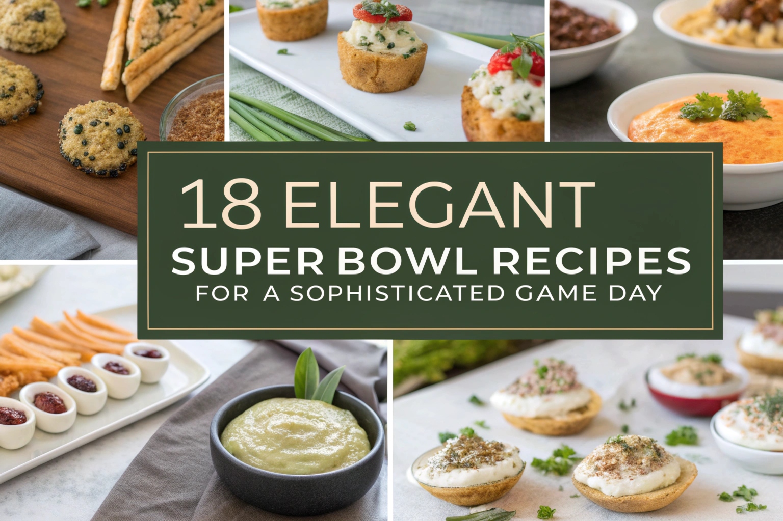 18 Elegant Super Bowl Recipes for a Sophisticated Game Day