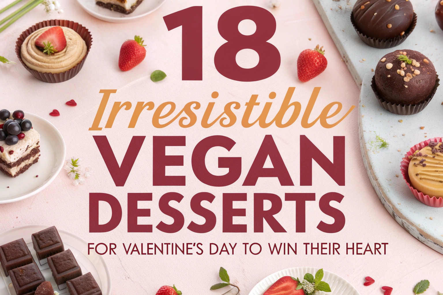 18 Irresistible Vegan Desserts for Valentine’s Day to Win Their Heart