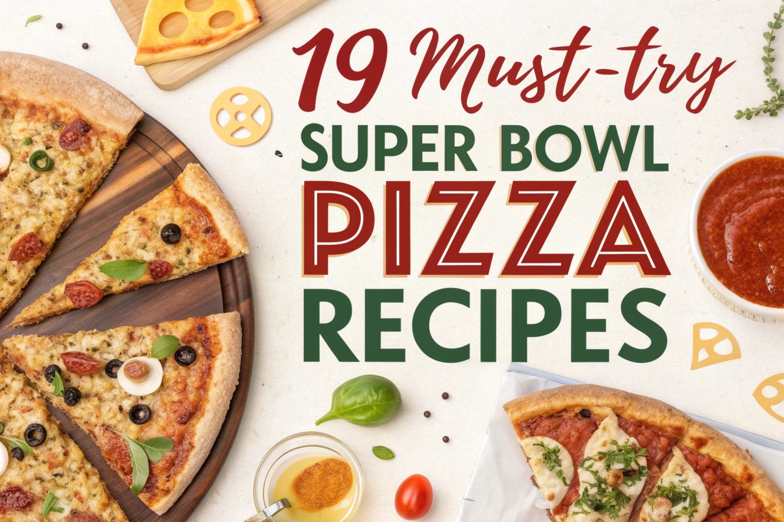 19 Must-Try Super Bowl Pizza Recipes for a Cheesy Feast