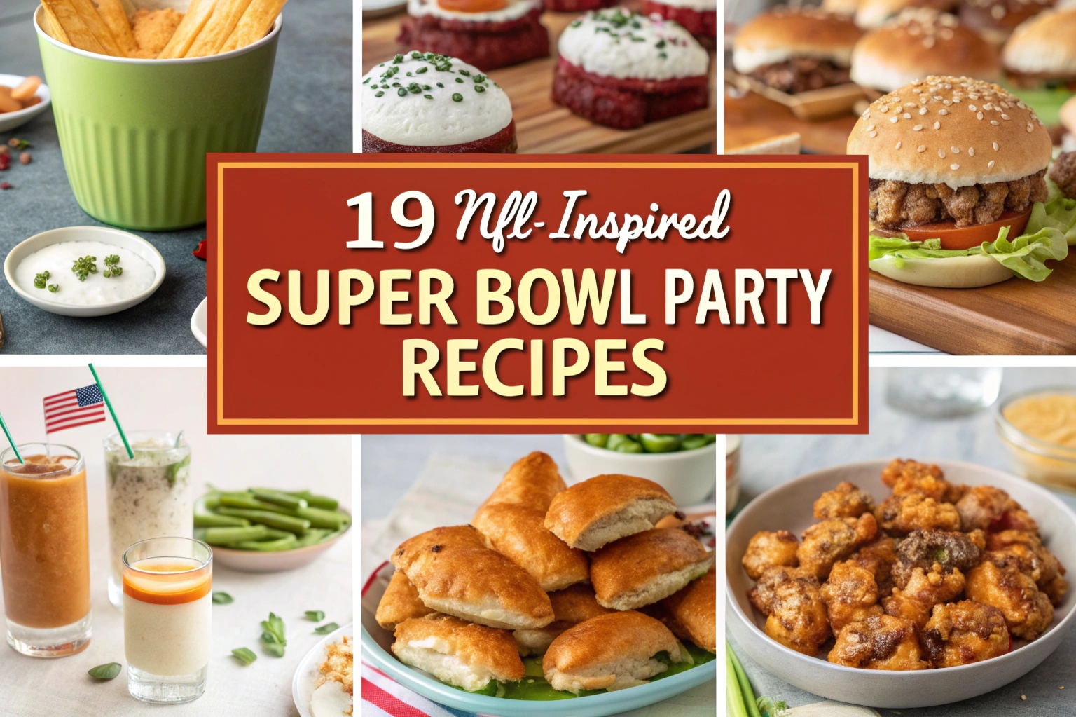 19 NFL-Inspired Super Bowl Party Recipes