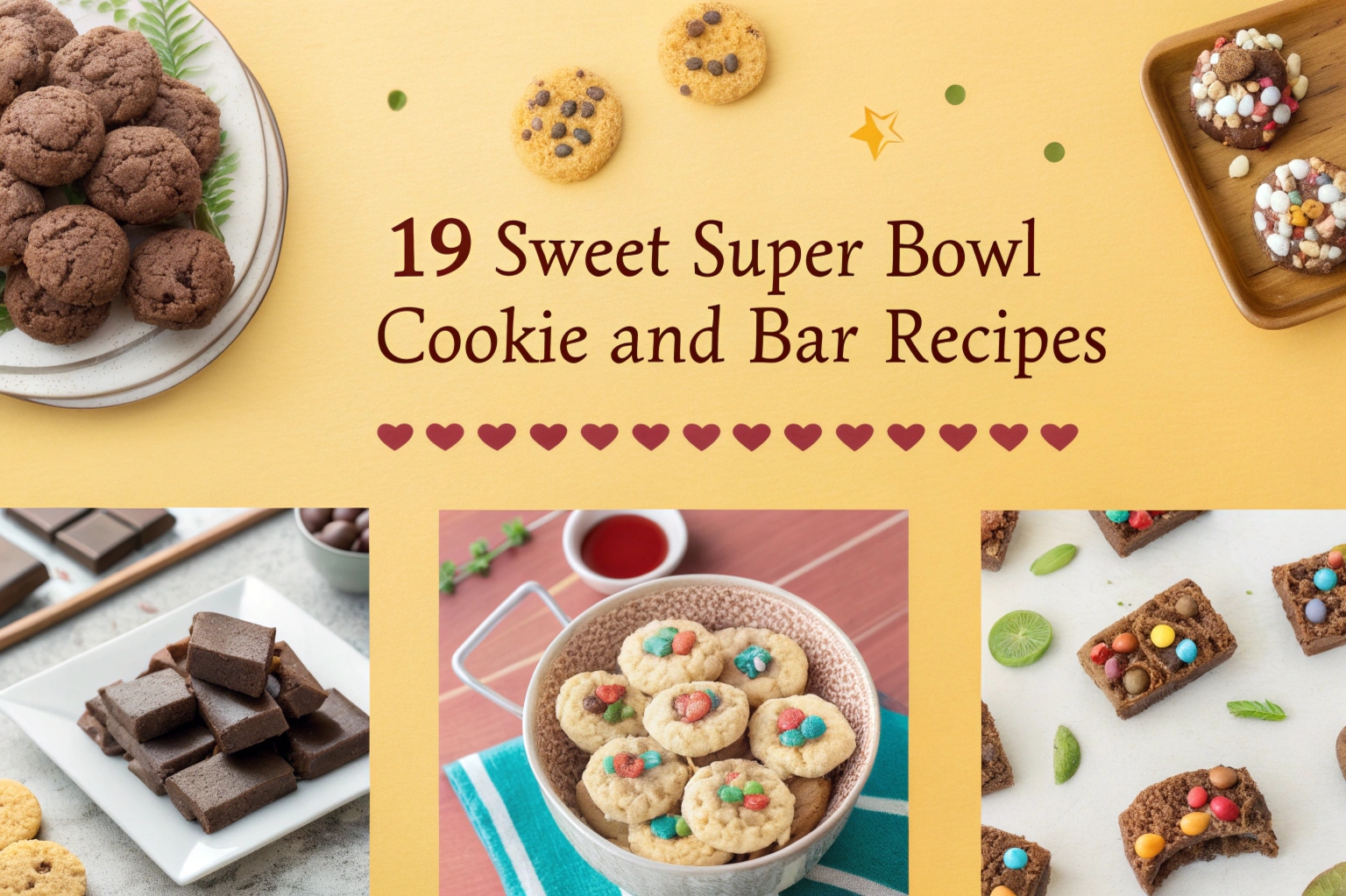 19 Sweet Super Bowl Cookie and Bar Recipes