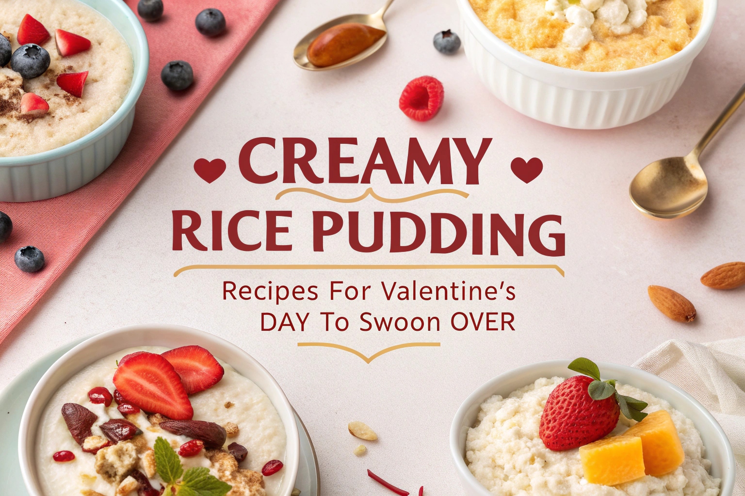 18 Creamy Rice Pudding Recipes for Valentine’s Day to Swoon Over