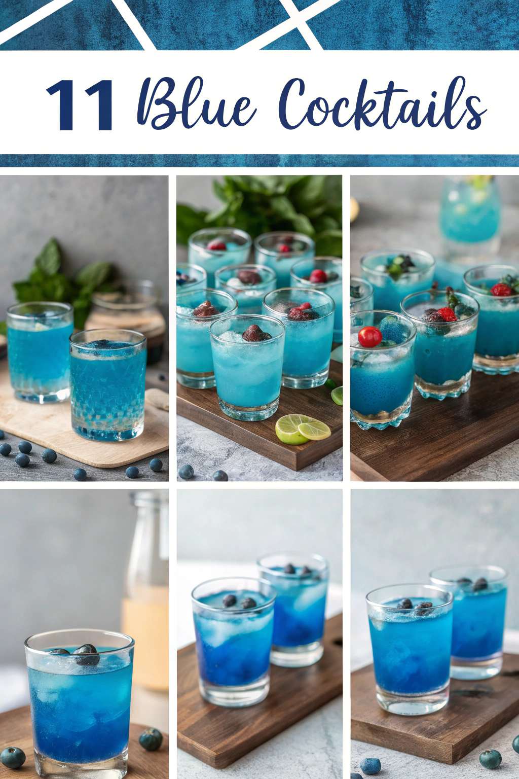 Blue Cocktails recipes