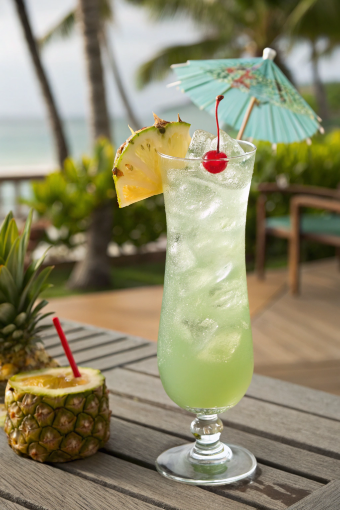 Green Hawaiian Cocktail Recipe