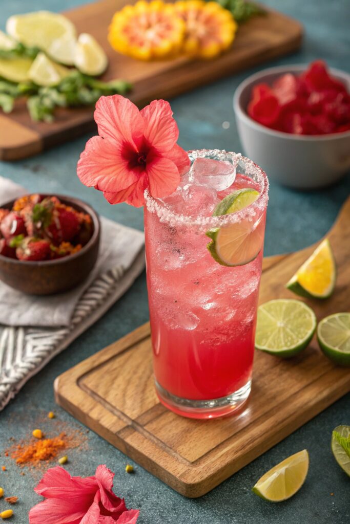 Hibiscus Margarita Cocktail Recipe